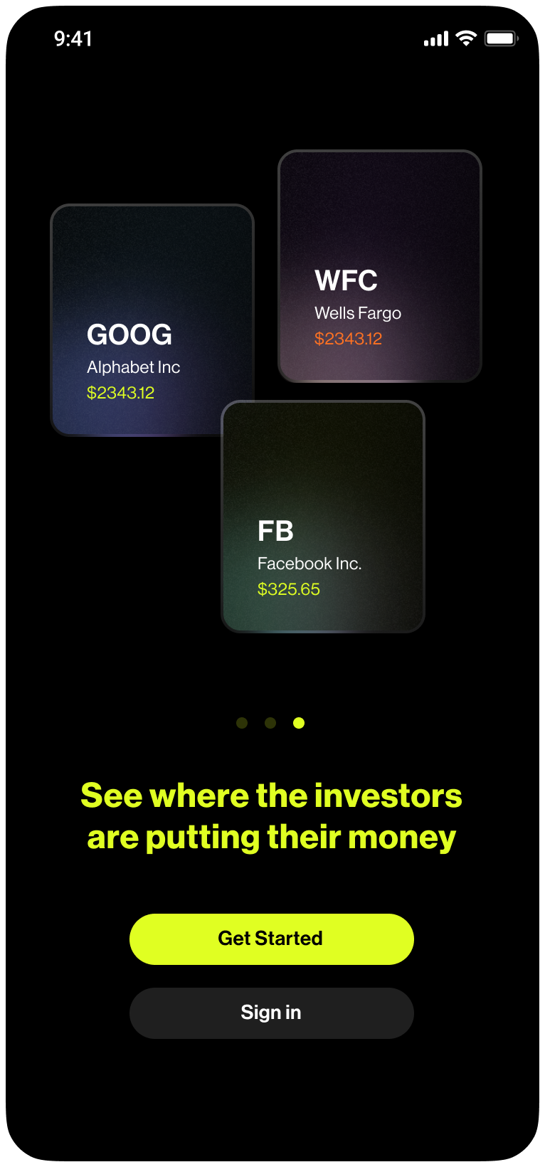 Onboarding screen three