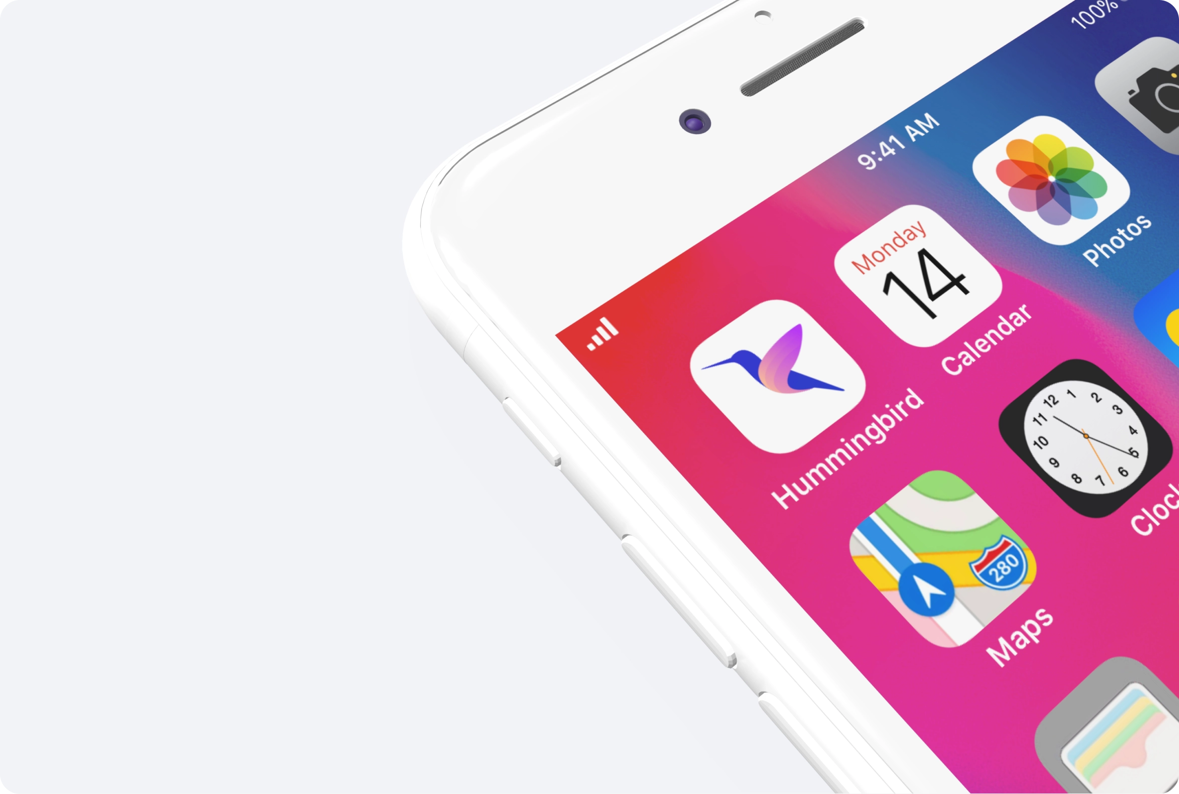 The shipped Hummingbird app