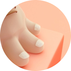 Fat finger problem icon