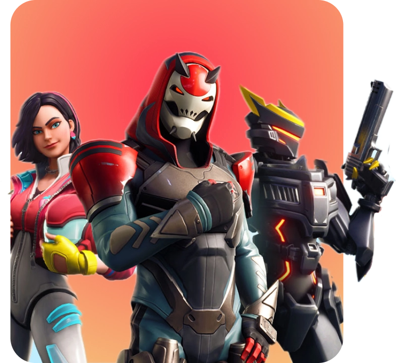 Fortnite character art treatment