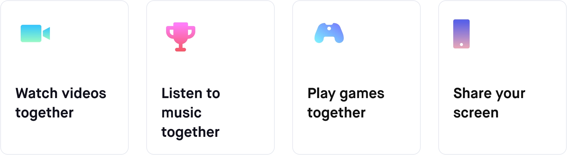 Shared activities concept banner
