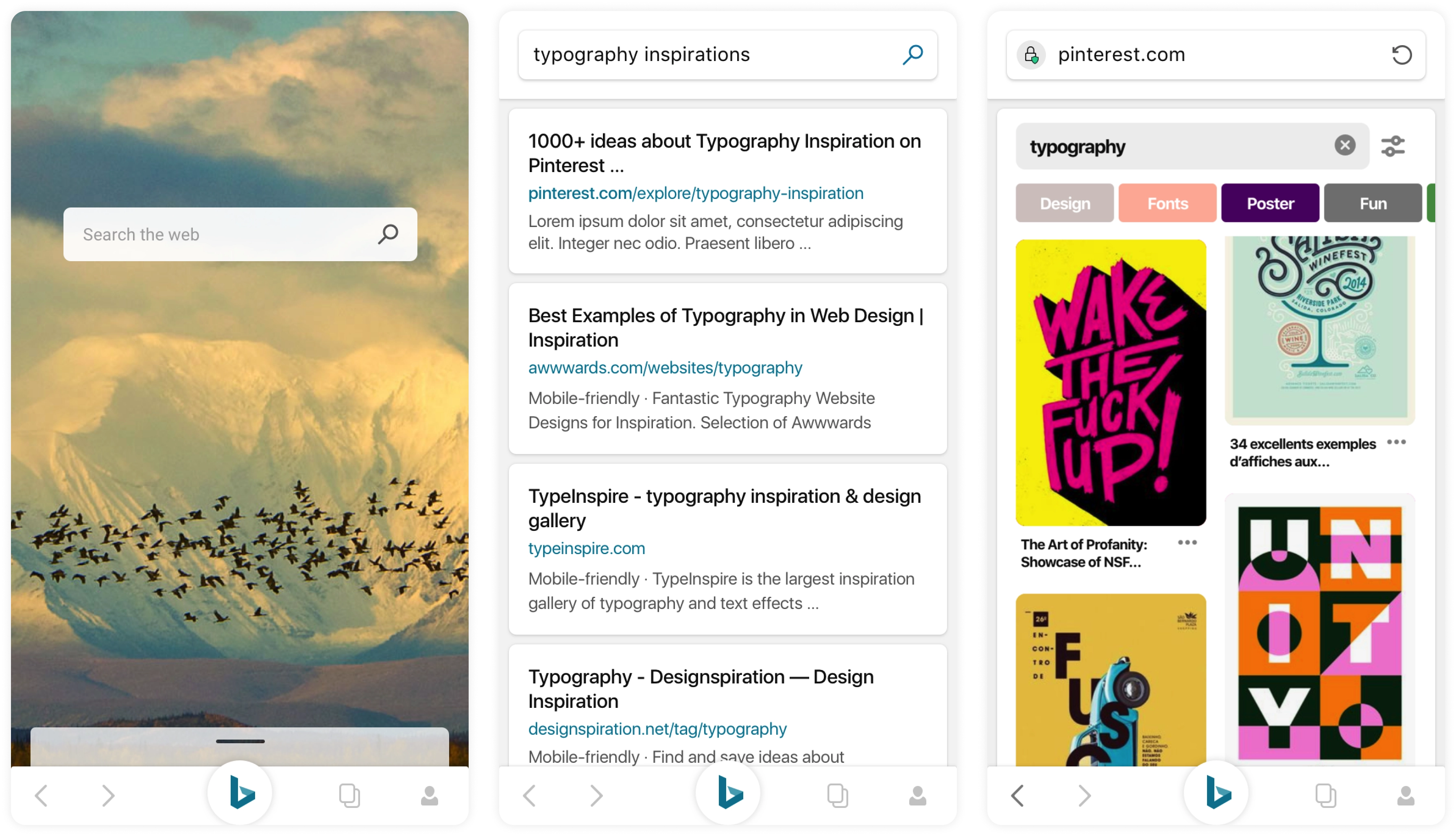 All redesigned surfaces together