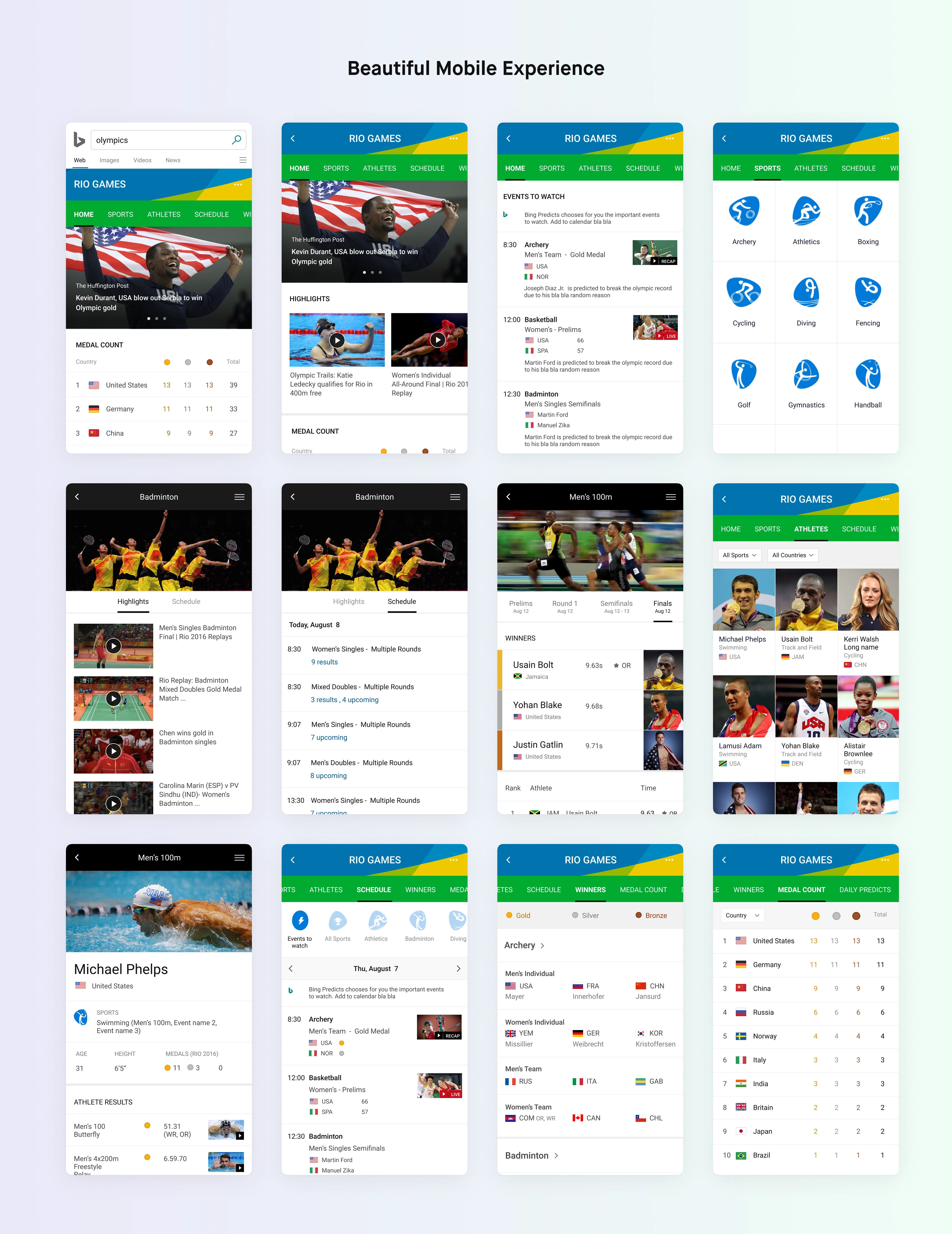 Full sports answer framework