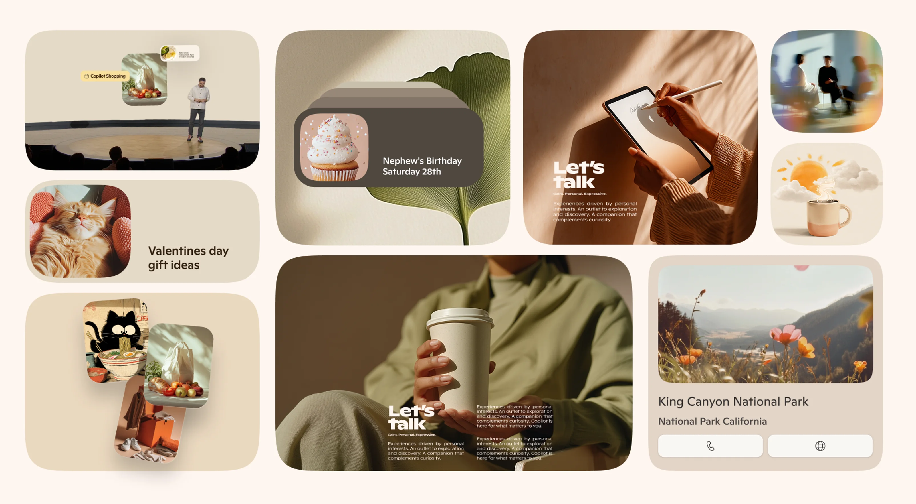 Copilot companion vision spanning shopping, memory, conversation and everyday planning